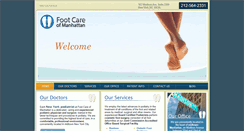 Desktop Screenshot of footcareofmanhattan.com